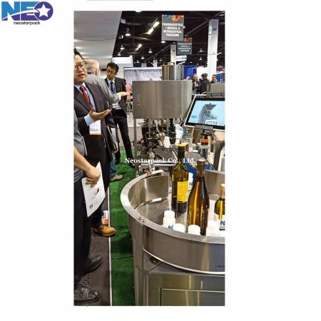 automatic wine filling capping packaging line